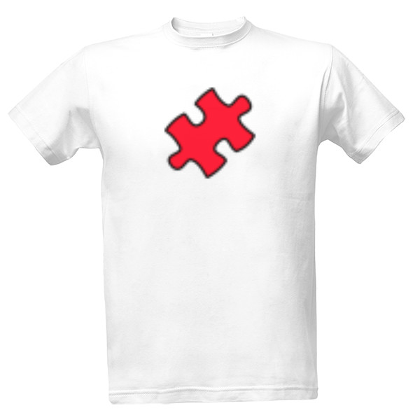 Tričko s potiskem Tricko panske puzzle