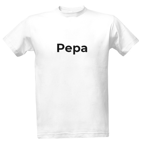 Tričko s potiskem Pepa