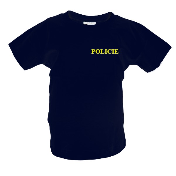 Tričko s potiskem Dětské tričko - Policie