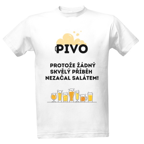 Tričko s potiskem Tričko pro pivaře 1