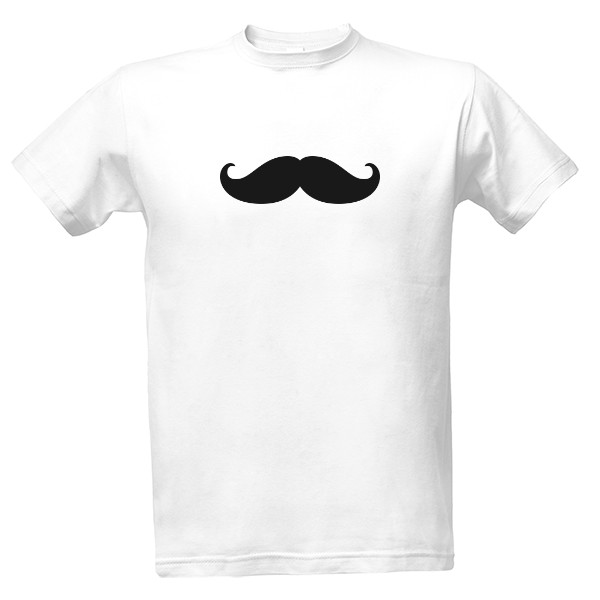 Tričko s potlačou Tričko s fúzami