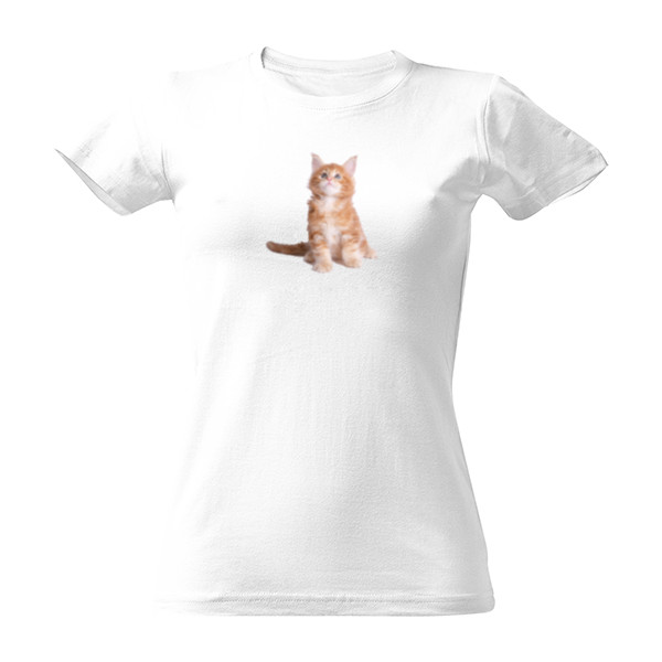 Tričko s potiskem Tričko s kotětem