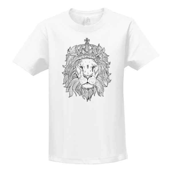 Tričko s potlačou Tričko s levom detské