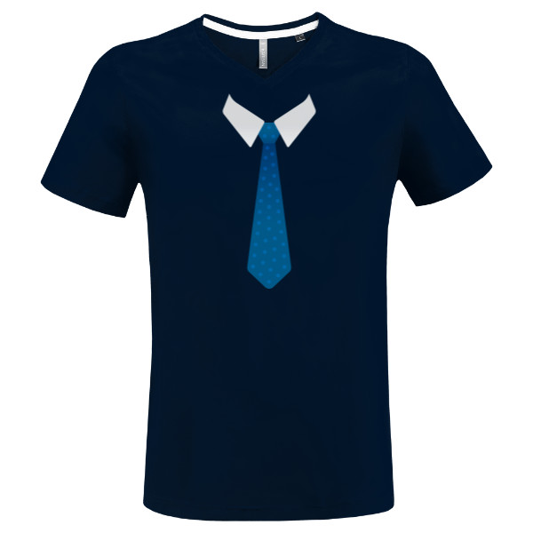 Tričko s potiskem Tričko s modrou kravatou