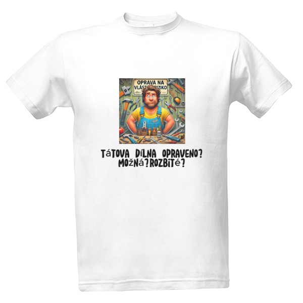 Tričko s potiskem tričko s potiskem- tátova dílna