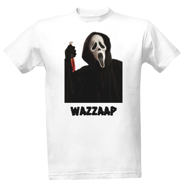 Tričko s potiskem Tričko Scary movie Wazzaap