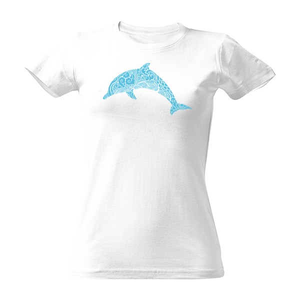 Tričko se vzorem delfína