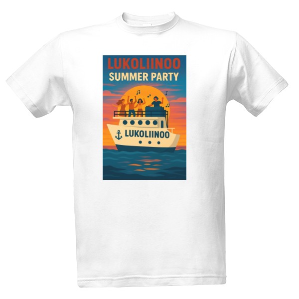 Tričko s potiskem Lukollinoo Summer Party