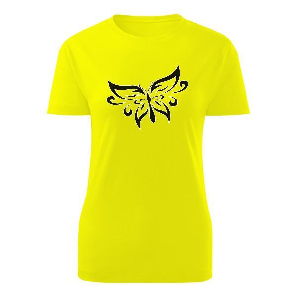 Tričko s potiskem Tribo motýl