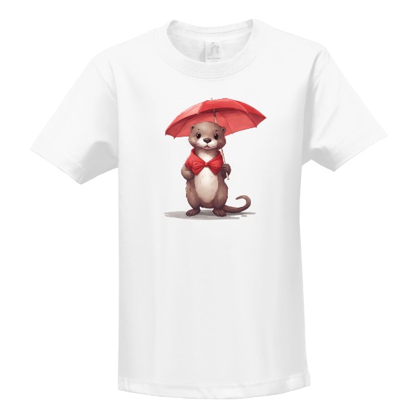 Tričko s potiskem Tričko vydra dětské