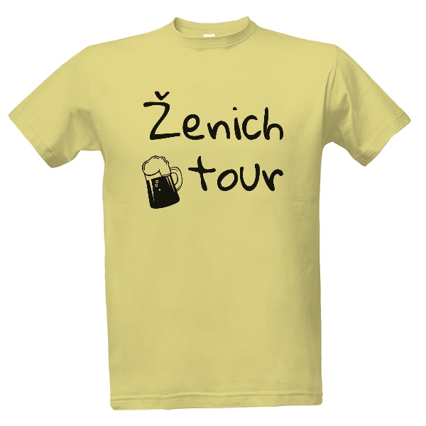 Tričko s potiskem Tričko ženich tour