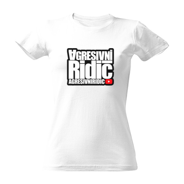 Tričko s potiskem Tričko Agresivní Řidič dámské