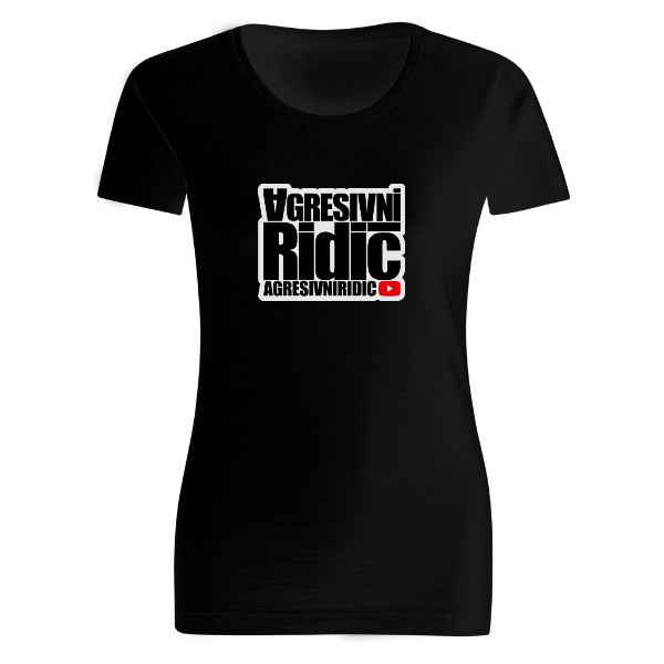 Tričko s potiskem Tričko Agresivní Řidič dámské