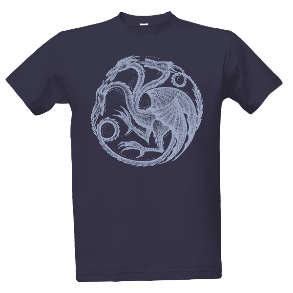 Tričko s potiskem Tříhlavý drak