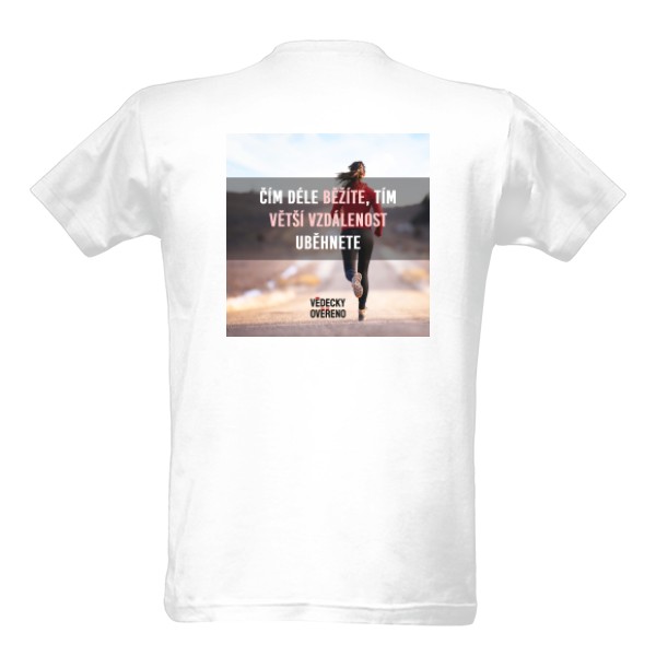 Tričko s potiskem Běh