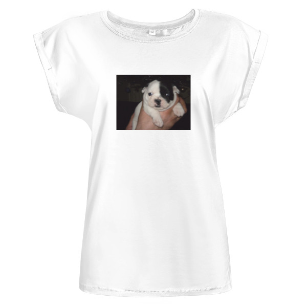 Tričko s potiskem Triko se štěňaty buldočka