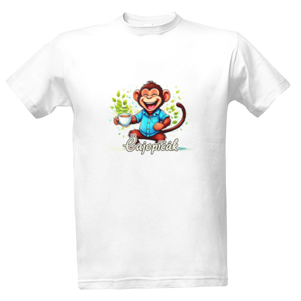 Tričko s potiskem Dress - ČajOpičák - pořádný tričánko