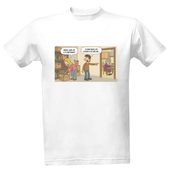 Tričko s potiskem Triko Jiránkův fór - Stará škatule