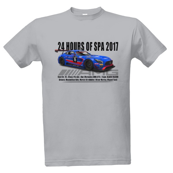 Tričko s potiskem Mercedes-AMG GT3