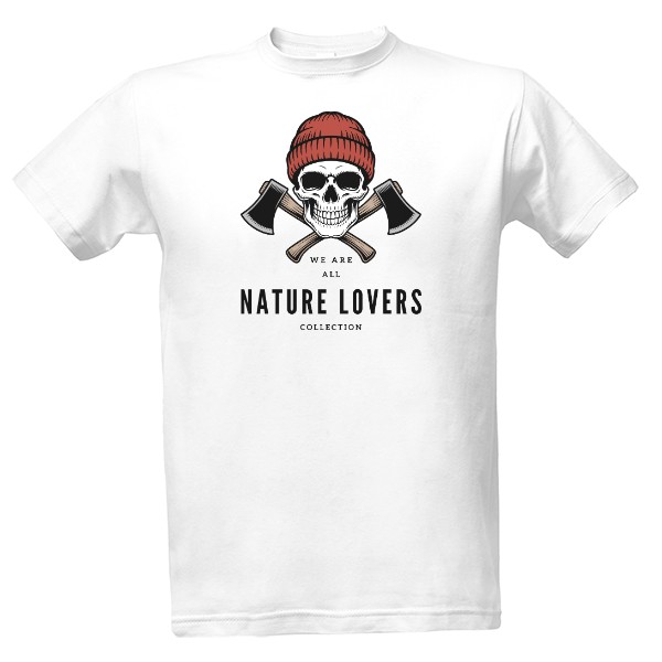 Tričko s potiskem NATURE LOVERS