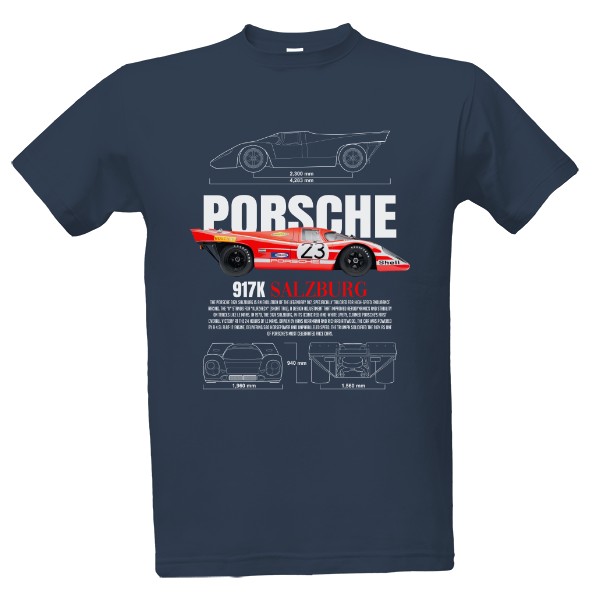 Tričko s potiskem Porsche 917 K
