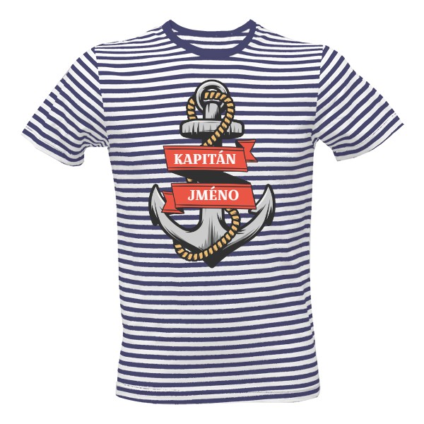 Tričko s potiskem TRIKO PRO KAPITÁNA PERSONALIZOVANÉ