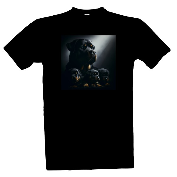 Tričko s potiskem Rotvajleři: Rodina Strážců