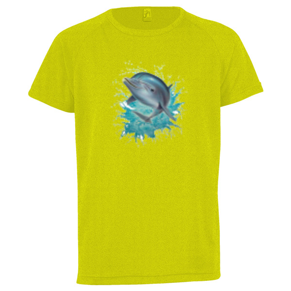 Dětské funkční tričko s potiskem Triko s delfínem