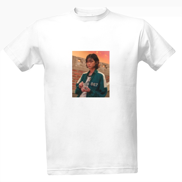 Tričko s potiskem Triko s potiskem hráčky 067 Squid Game