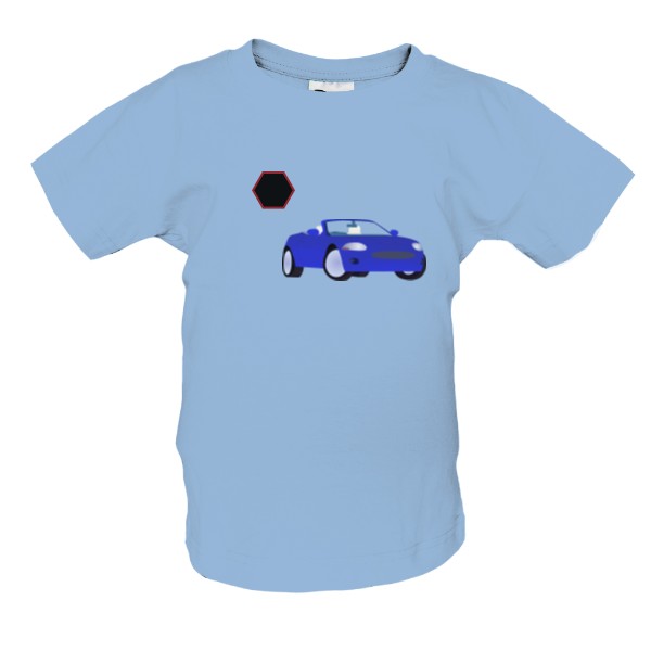 Tričko s potiskem Triko s tunelem a autem
