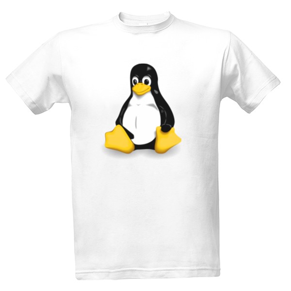 Tričko s potlačou TUX