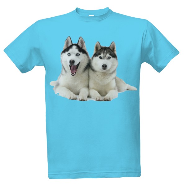 Triko Vykulený Husky´s  T-shirt