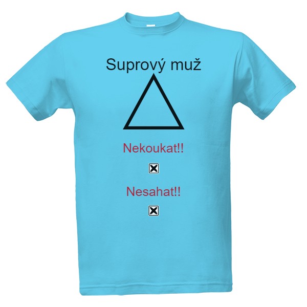 Tričko s potiskem tričko suprová muž