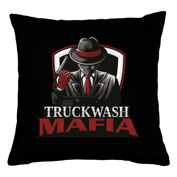 Polštář bavlněný  s potiskem TRUCK WASH MAFIA
