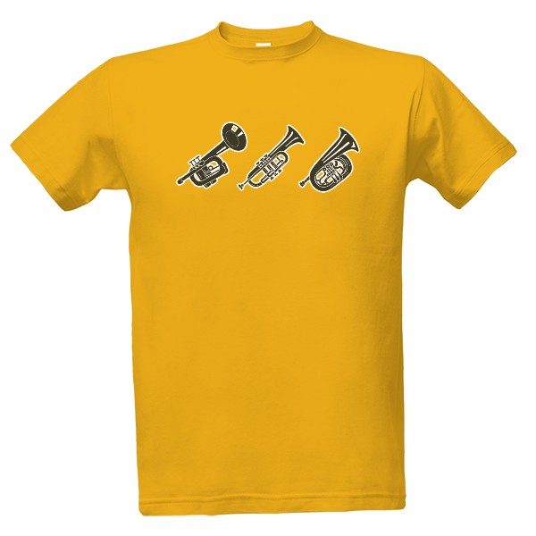 Tričko s potiskem Trumpets