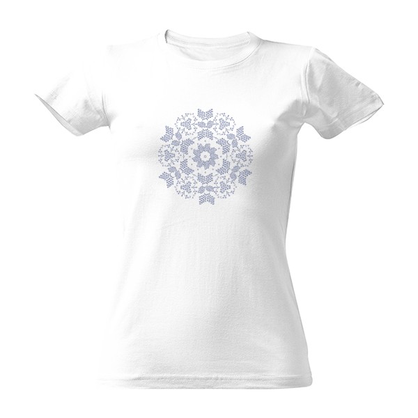 Tshirt bluish pattern T-shirt