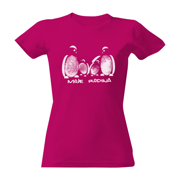 Tričko s potlačou Tučnáci "Moje rodina" (dámské) 3