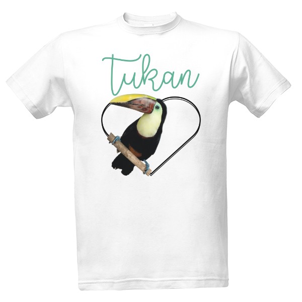 Tričko s potiskem Tukan