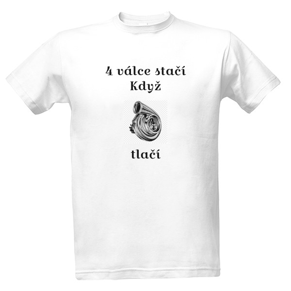 Tričko s potiskem Turbo