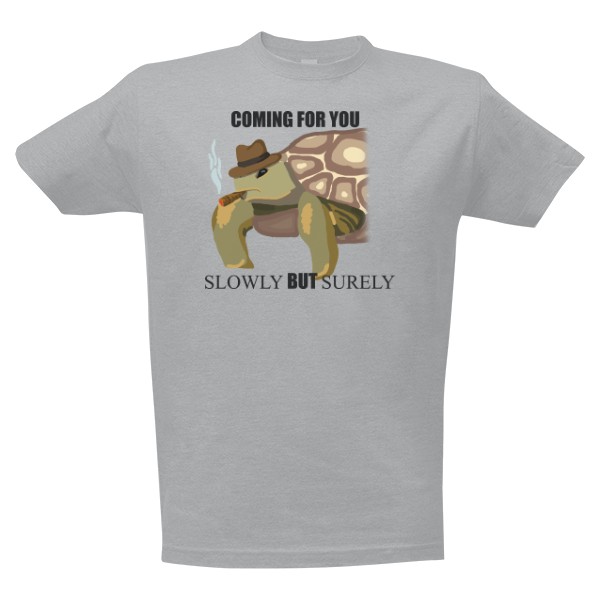 Tričko s potiskem turtle gangster