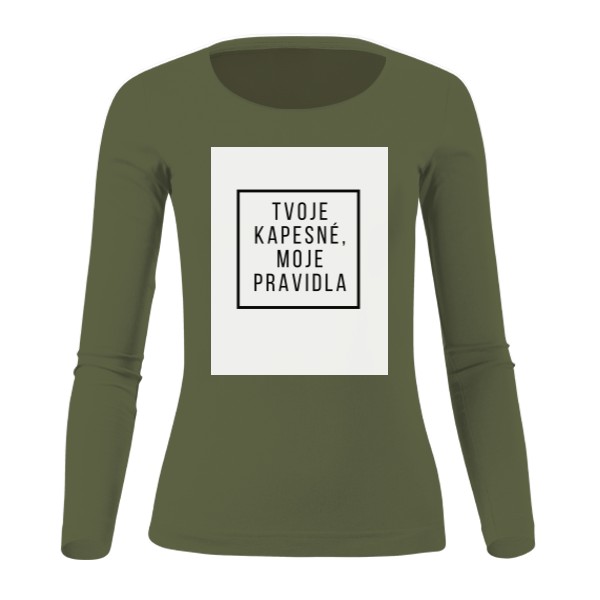 Tričko s potiskem Tvoje kapesné