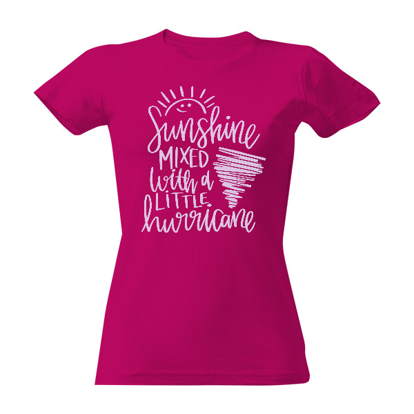 Tričko s potlačou Tvoje slniečko smiechané s malým hurikánom