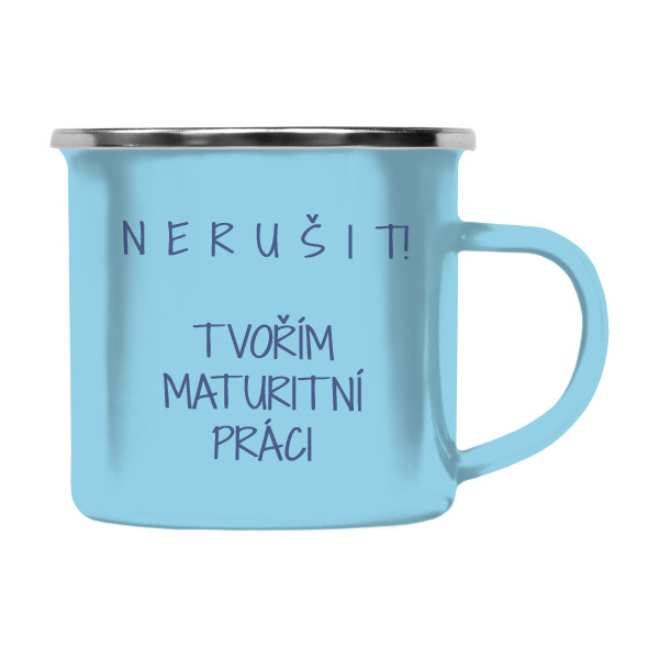 Barevný plecháček NERUŠIT!