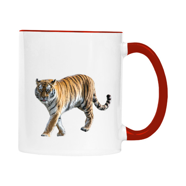 Hrnek malý barevný s potiskem Tygr