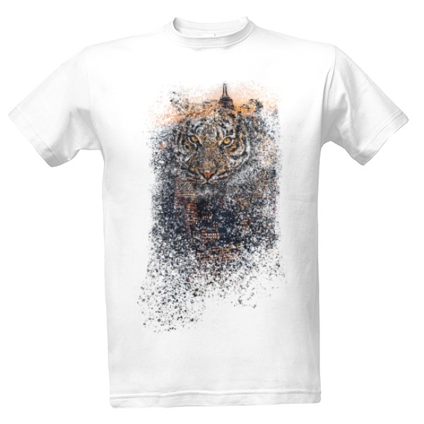 Tričko s potiskem Tygří město