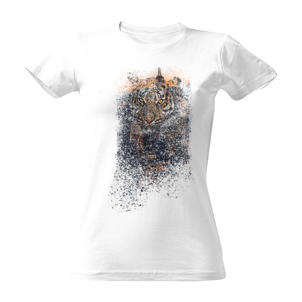 Tričko s potiskem Tygří město
