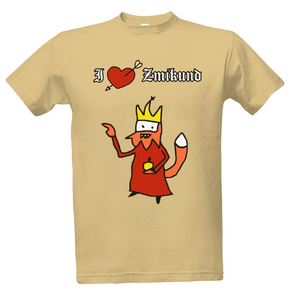 Tričko s potlačou I luv Zmikund