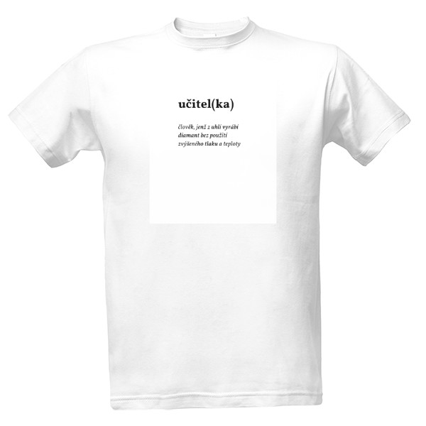 Tričko s potiskem Učitel