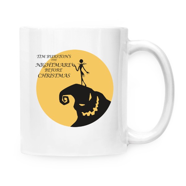 Hrnek malý bílý s potiskem Ukradené Vánoce