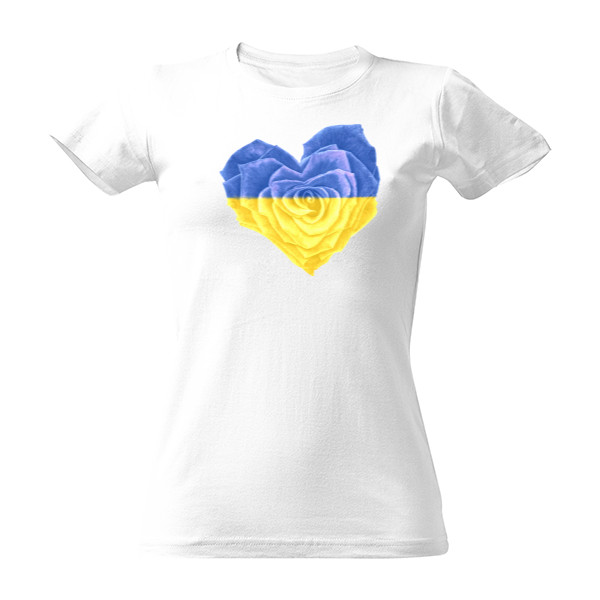 Tričko s potiskem Ukrajina jsme s vámi